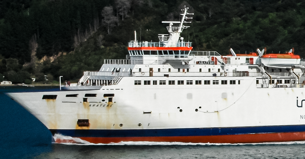Ro-pax vessel Aratere. Image: Lcmortensen - Own work, CC BY-SA 4.0 / Wikimedia