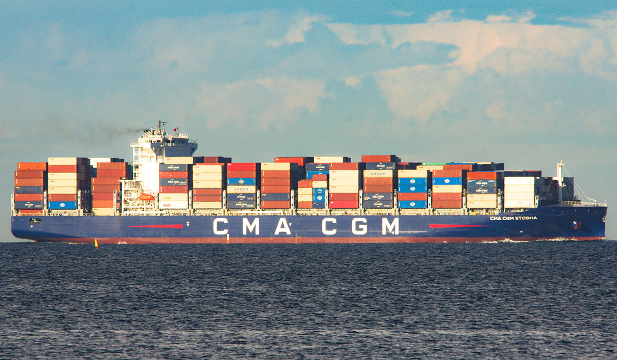CMA CGM Etosha. Image: Dale Crisp