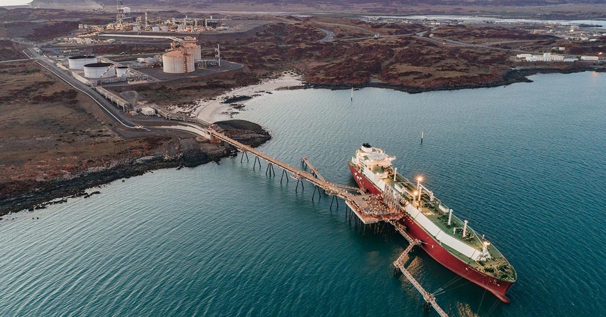 Woodside Pluto LNG plant at Karratha. Image: Woodside Energy